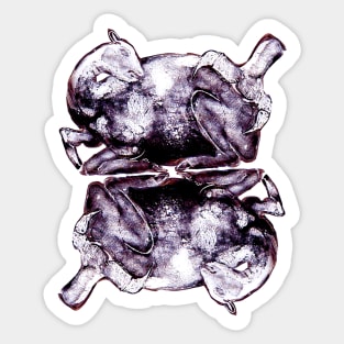 Deer and Claw Artifact Sticker